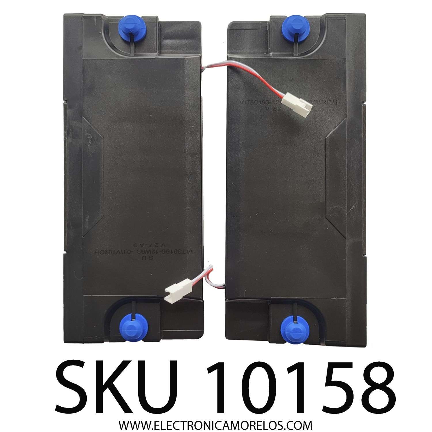 KIT DE BOCINAS ORIGINAL PARA TV HISENSE 2 PIEZAS / NUMERO DE PARTE VIT30190-12W6Ω / MODELO 55U6H / 58U6HF / 50U6H